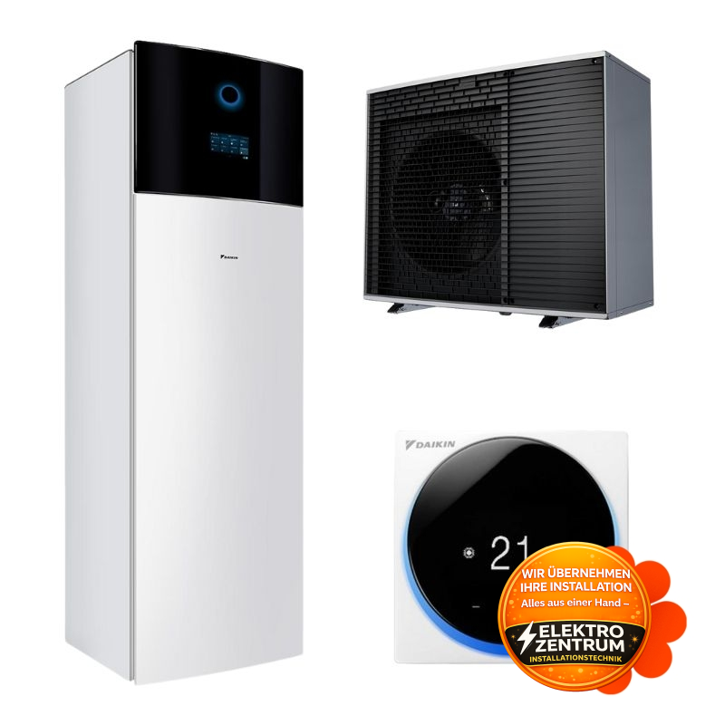 Wärmepumpe Daikin Altherma 4 H F 8kW EPVX10S23A9W + EPSK08AW1 – Heizung und Kühlung