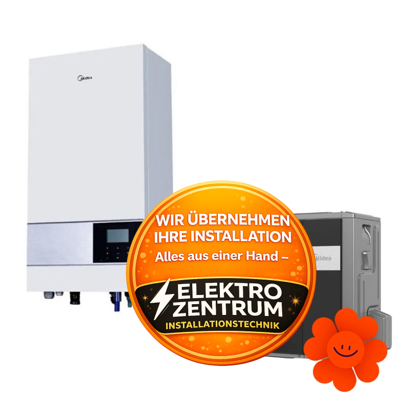 Wärmepumpe Midea M-Thermal 12 kW HB-A160/CDS90GN8-B2 + MHA-V12W/D2RN8-B2 - Heizen und -Kühlen
