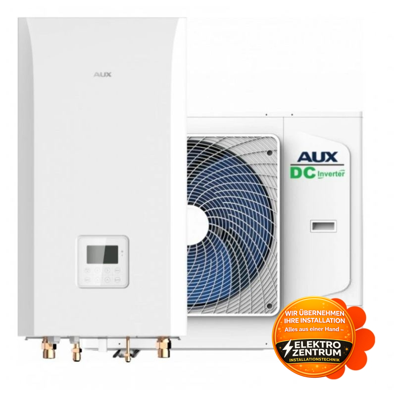 Wärmepumpe AUX AI Therma 10 kW ACHP-H10/4R3HA-I + ACHP-H10/4R3HA-O - Heizen und -Kühlen
