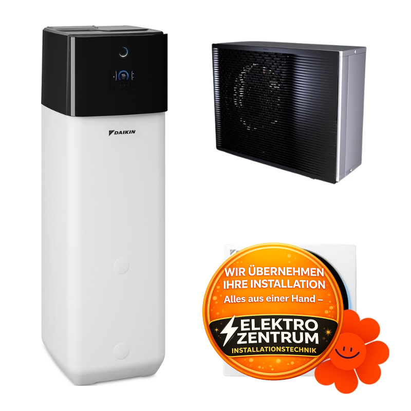 Wärmepumpe Daikin Altherma 3 R MT ECH2O 10kW ELSXB12P50E + ERRA10EW1 - Heizen und Kühlen