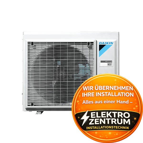 Wärmepumpe Daikin Altherma 3 R F 8kW EHVX08S18E9W + ERGA08EVA - Heizung & Kühlung