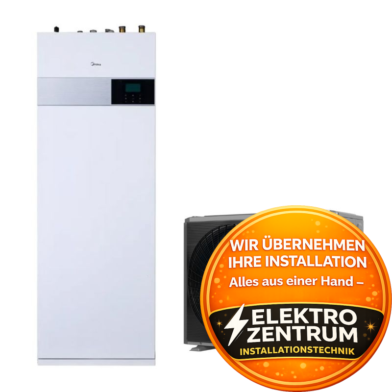 Wärmepumpe Midea M-Thermal 10 kW HBT-A100/240CD30GN8-B2 + MHA-V10W/D2N8-B2 - Heizen und -Kühlen