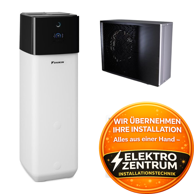 Wärmepumpe Daikin Altherma 3 R MT ECH2O 8 kW ELSXB12P30E + ERRA08EW1 - Heizen und Kühlen