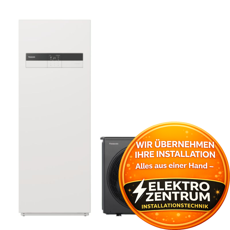 Wärmepumpe Panasonic Aquarea K High Performance 3kW WH-ADC0309K3E5 + WH-UDZ03KE5 - Zweizonen-Heizen und -Kühlen