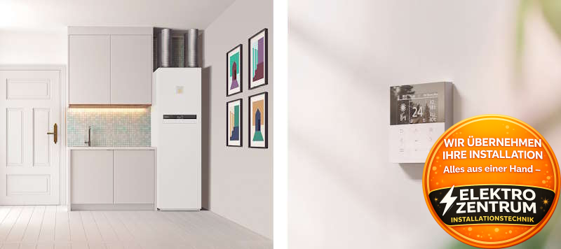 Wärmepumpe Panasonic Aquarea K High Performance 3kW WH-ADC0309K3E5 + WH-UDZ03KE5 - Zweizonen-Heizen und -Kühlen