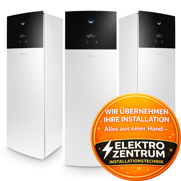 Wärmepumpe Daikin Altherma 3 H MT F 8kW ETVZ12S23E6V + EPRA12EW1 - Zweizonenheizung
