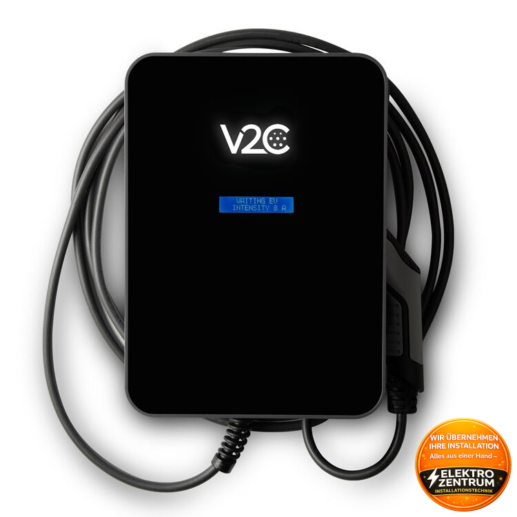 V2C Trydan 22 kW Wallbox mit 10m Ladekabel TRY32-3-L10