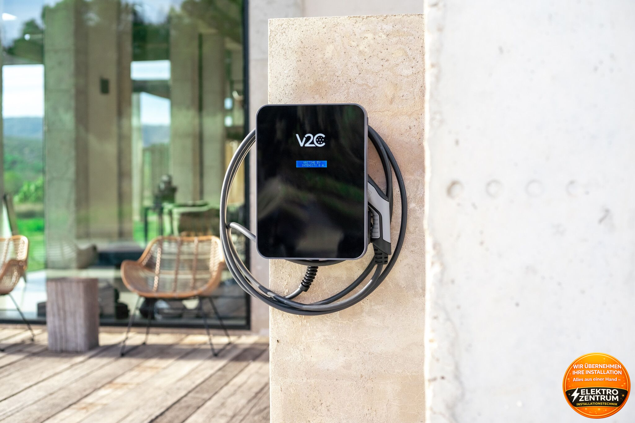 V2C Trydan 22 kW Wallbox mit 10m Ladekabel TRY32-3-L10