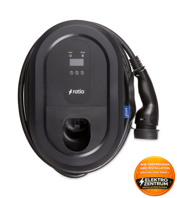 Ratio Solid 22 kW 3Phasen 32A Wallbox mit 5m Ladekabel