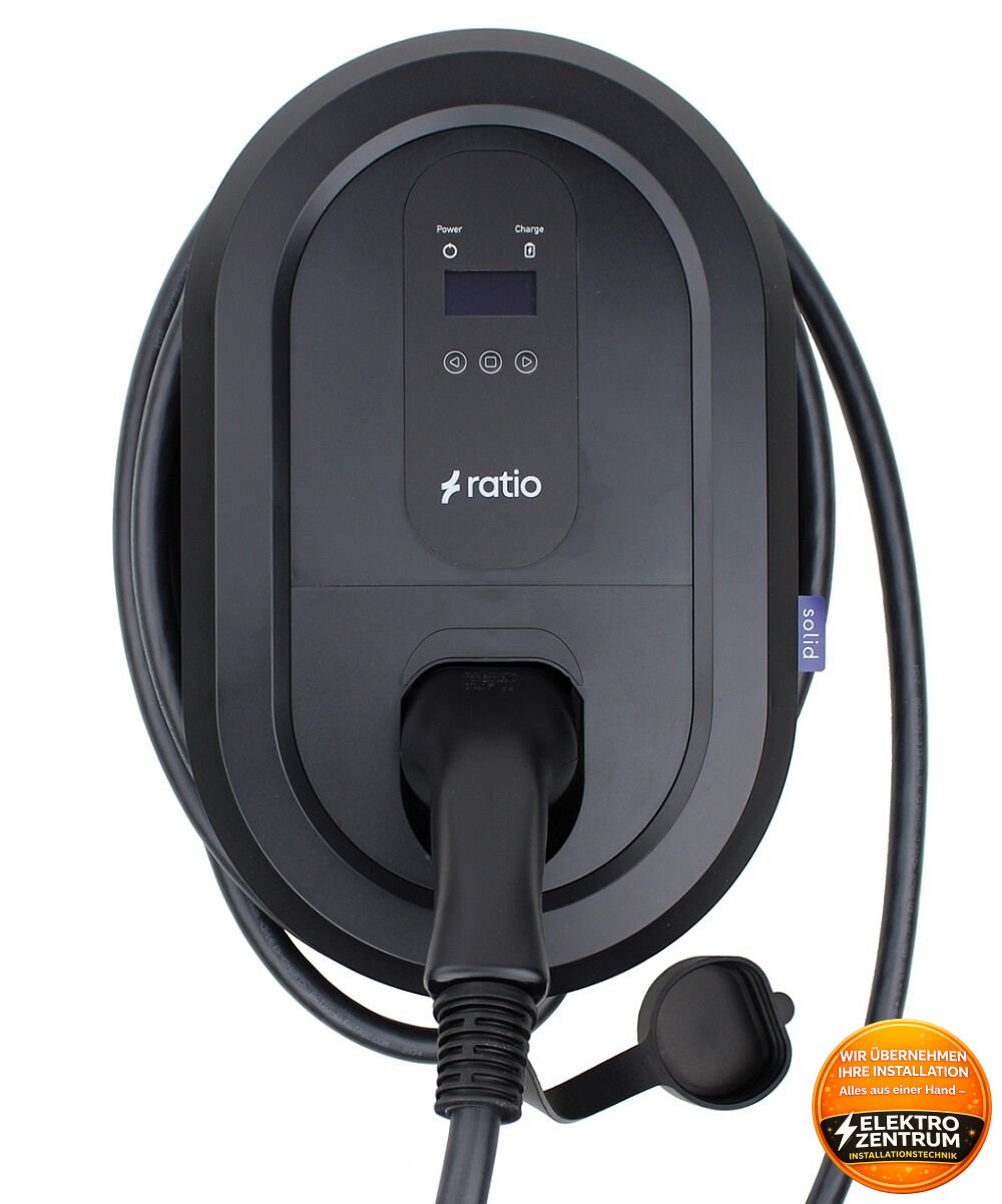 Ratio Solid 22 kW 3Phasen 32A Wallbox mit 5m Ladekabel