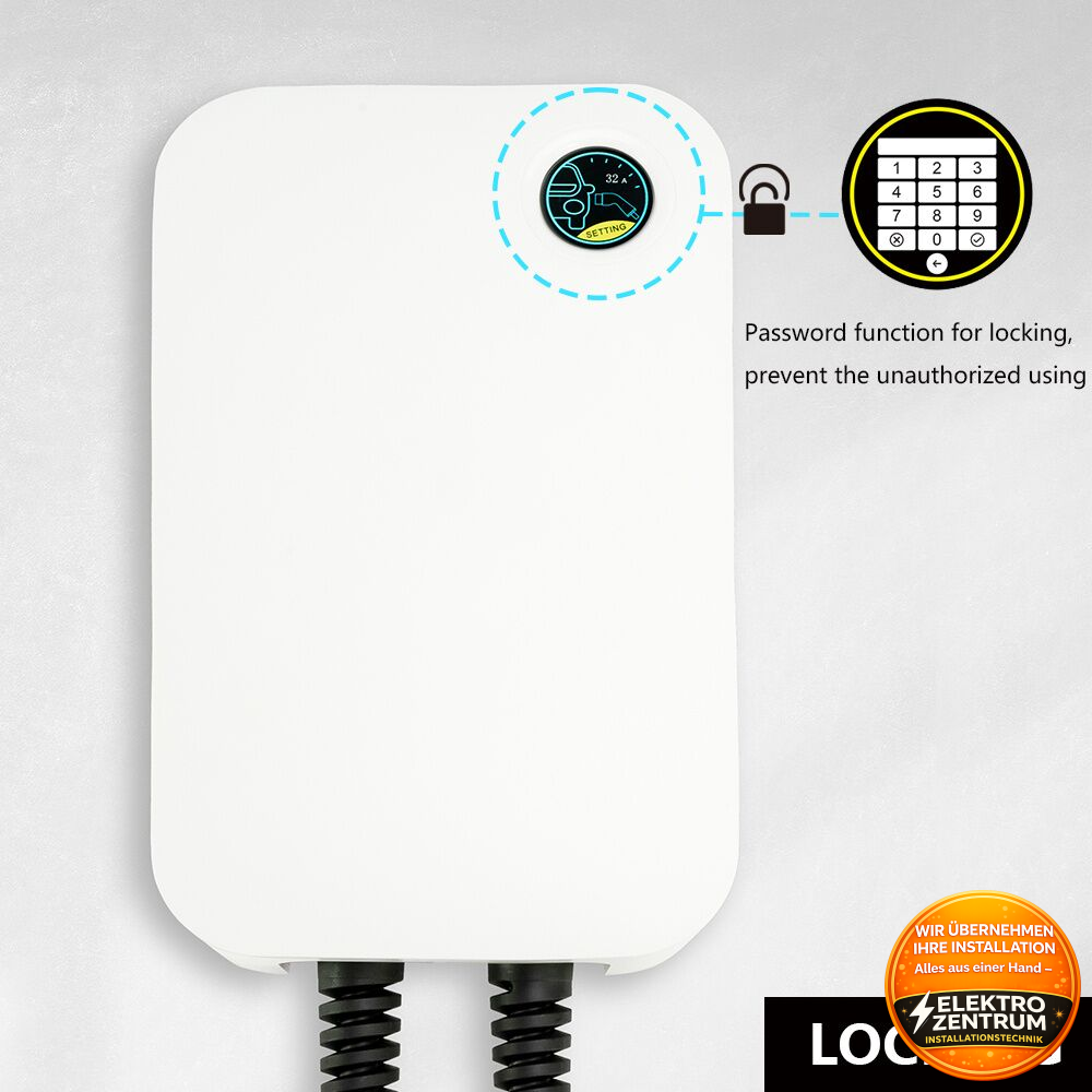 Loady comfort 11 kW app mit 6M Ladekabel Wallbox WLAN