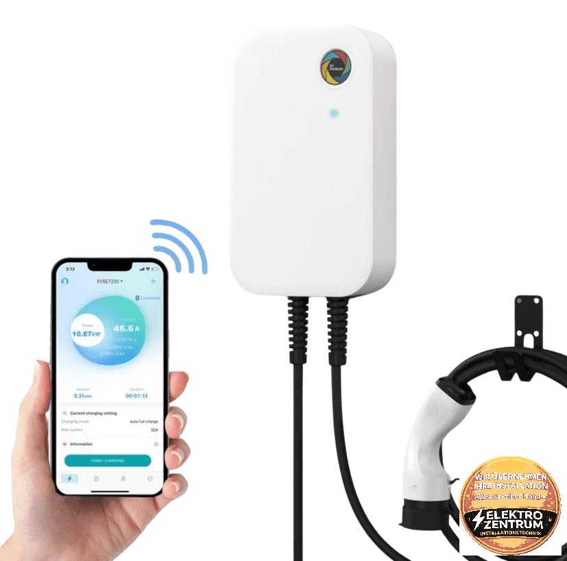 Loady comfort 7.4 kW app 6M Wallbox