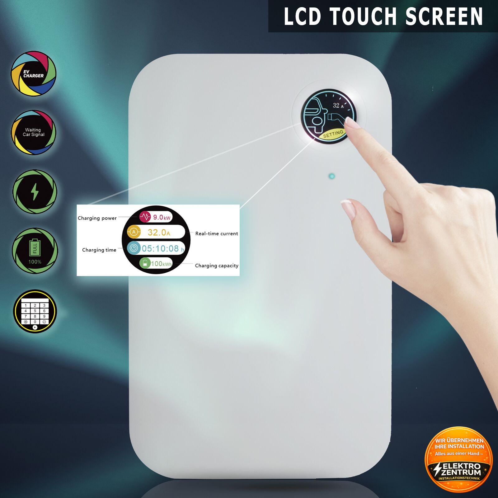 Loady comfort 7.4 kW app 6M Wallbox