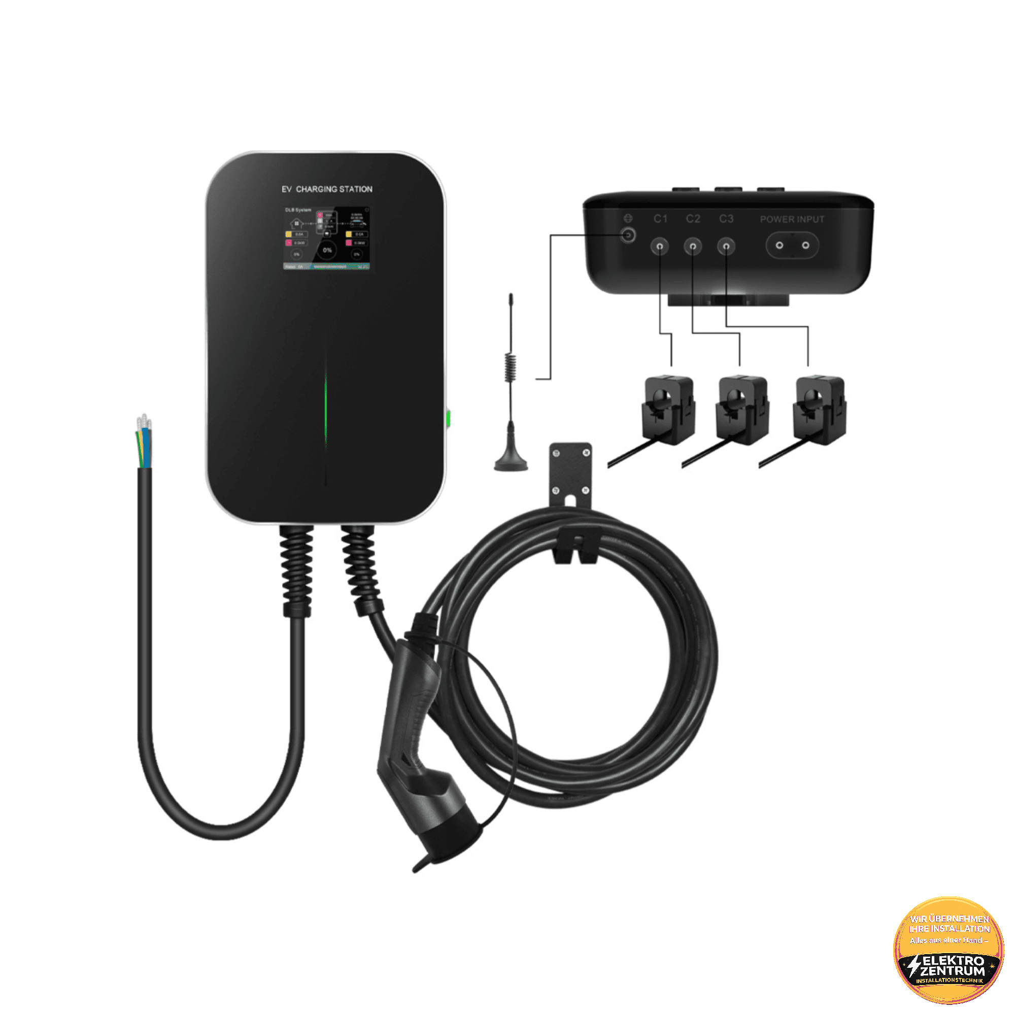 Besen Pro 11 kW Wallbox mit dynamischem Lastausgleich 5 Meter