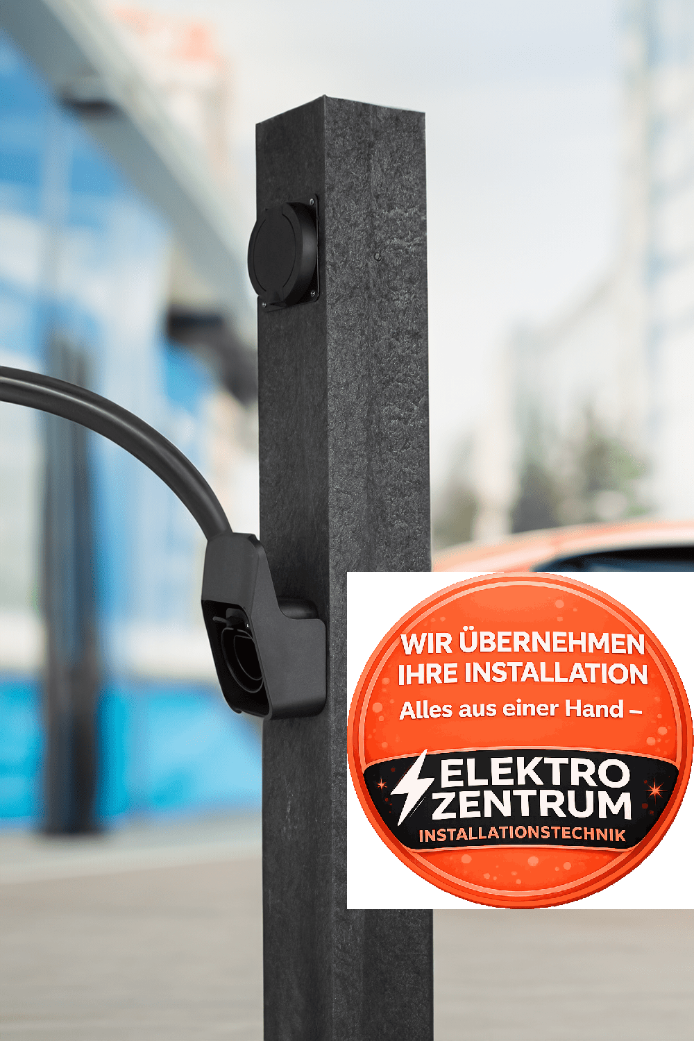 Loady Invisible Wallbox Unsichtbare Ladestation mit 22 kW